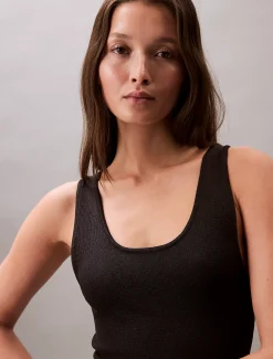 Calvin Klein Minikleid mit überkreuztem Rücken^Damen Kleider & Röcke|T-shirts & Tops