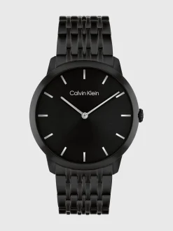 Calvin Klein Minimalistische Zifferblattuhr mit Gliederarmband^Damen Uhren & Schmuck|Uhren & Schmuck