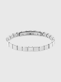 Calvin Klein Minimalistisches Armband mit quadratischen Gliedern^Herren Uhren & Schmuck
