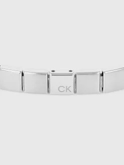 Calvin Klein Minimalistisches Armband mit quadratischen Gliedern^Herren Uhren & Schmuck