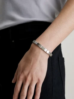 Calvin Klein Minimalistisches Armband mit quadratischen Gliedern^Herren Uhren & Schmuck