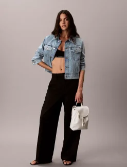 Calvin Klein Mini-Rucksack mit durchgehendem Emblem-Logo^Damen Rucksäcke|Taschen