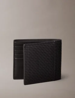 Calvin Klein Münz-Portemonnaie aus geprägtem gewebtem Material^Herren Geldbörsen & Kartenetuis