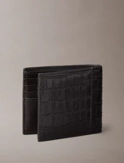 Calvin Klein Münz-Portemonnaie aus geprägtem Krokoleder^Herren Geldbörsen & Kartenetuis