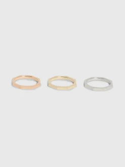 Calvin Klein Modernes 3-teiliges Ring-Set^Damen Uhren & Schmuck|Uhren & Schmuck