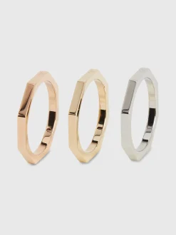 Calvin Klein Modernes 3-teiliges Ring-Set^Damen Uhren & Schmuck|Uhren & Schmuck