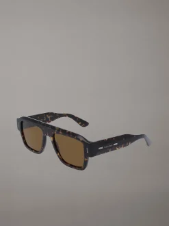 Calvin Klein Modifizierte rechteckige Sonnenbrille CK25509S^Herren Sonnenbrillen