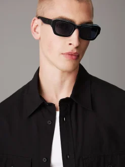 Calvin Klein Modifizierte rechteckige Sonnenbrille CKJ24608S^Damen Sonnenbrillen|Sonnenbrillen