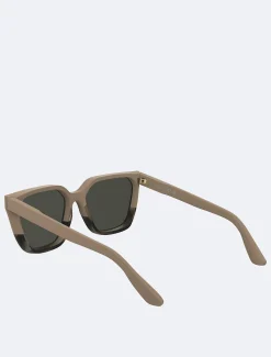 Calvin Klein Modifizierte rechteckige Sonnenbrille CK25500S^Damen Sonnenbrillen|BademodeFrisch Eingetroffen