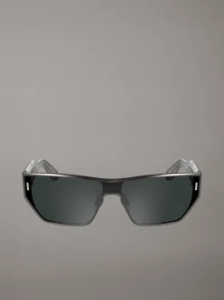 Calvin Klein Modifizierte rechteckige Sonnenbrille CK25102S^Damen Sonnenbrillen|BademodeFrisch Eingetroffen