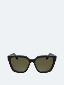 Calvin Klein Modifizierte rechteckige Sonnenbrille CK25500S^Damen Sonnenbrillen|BademodeFrisch Eingetroffen