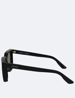 Calvin Klein Modifizierte rechteckige Sonnenbrille CK25500S^Damen Sonnenbrillen|BademodeFrisch Eingetroffen