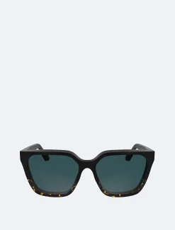 Calvin Klein Modifizierte rechteckige Sonnenbrille CK25500S^Damen Sonnenbrillen|BademodeFrisch Eingetroffen