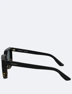 Calvin Klein Modifizierte rechteckige Sonnenbrille CK25500S^Damen Sonnenbrillen|BademodeFrisch Eingetroffen