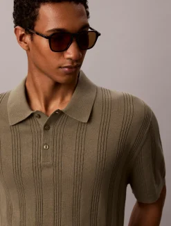 Calvin Klein Modifizierte rechteckige Sonnenbrille CK26507S^Herren Sonnenbrillen