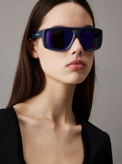 Calvin Klein Modifizierte rechteckige Sonnenbrille CKJ24605S^Damen Sonnenbrillen|Sonnenbrillen