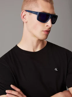 Calvin Klein Modifizierte rechteckige Sonnenbrille CKJ24605S^Damen Sonnenbrillen|Sonnenbrillen