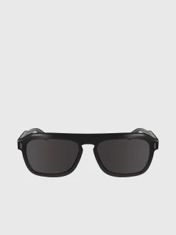 Calvin Klein Modifizierte rechteckige Sonnenbrille CK24504S^Herren Sonnenbrillen|BademodeFrisch Eingetroffen