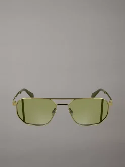 Calvin Klein Modifizierte rechteckige Sonnenbrille CKJ25202S^Damen Sonnenbrillen|Sonnenbrillen