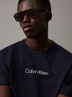 Calvin Klein Modifizierte rechteckige Sonnenbrille CK24504S^Herren Sonnenbrillen|BademodeFrisch Eingetroffen