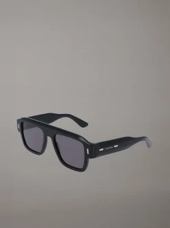 Calvin Klein Modifizierte rechteckige Sonnenbrille CK25509S^Herren Sonnenbrillen