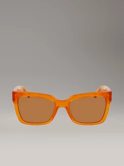 Calvin Klein Modifizierte rechteckige Sonnenbrille CKJ24606S^Damen Sonnenbrillen