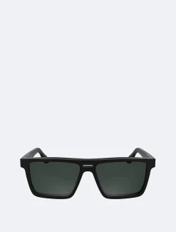 Calvin Klein Modifizierte rechteckige Sonnenbrille CK25501S^Herren Sonnenbrillen