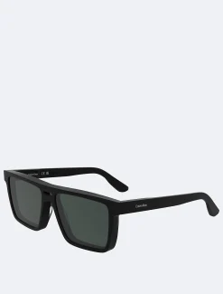 Calvin Klein Modifizierte rechteckige Sonnenbrille CK25501S^Herren Sonnenbrillen