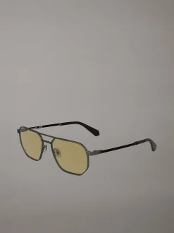 Calvin Klein Modifizierte rechteckige Sonnenbrille CKJ25202S^Damen Sonnenbrillen|Sonnenbrillen