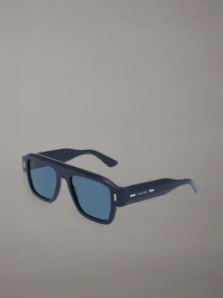 Calvin Klein Modifizierte rechteckige Sonnenbrille CK25509S^Herren Sonnenbrillen|BademodeFrisch Eingetroffen