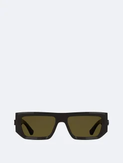Calvin Klein Modifizierte rechteckige Sonnenbrille CKJ26607S^Herren Sonnenbrillen