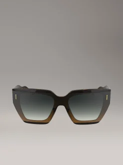 Calvin Klein Modifizierte rechteckige Sonnenbrille CK24533S^Damen Sonnenbrillen