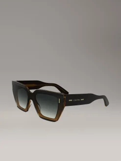Calvin Klein Modifizierte rechteckige Sonnenbrille CK24533S^Damen Sonnenbrillen