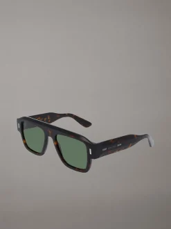 Calvin Klein Modifizierte rechteckige Sonnenbrille CK25509S^Herren Sonnenbrillen