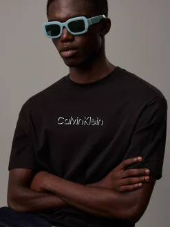 Calvin Klein Modifizierte rechteckige Sonnenbrille CK24511S^Damen Sonnenbrillen|BademodeFrisch Eingetroffen