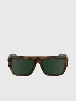 Calvin Klein Modifizierte rechteckige Sonnenbrille CK24501S^Damen Sonnenbrillen|BademodeFrisch Eingetroffen