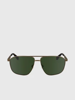 Calvin Klein Modifizierte rechteckige Sonnenbrille CKJ24202S^Herren Sonnenbrillen