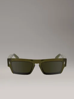 Calvin Klein Modifizierte rechteckige Sonnenbrille CK24532S^Herren Sonnenbrillen
