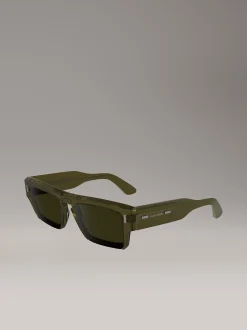 Calvin Klein Modifizierte rechteckige Sonnenbrille CK24532S^Herren Sonnenbrillen