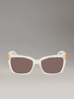 Calvin Klein Modifizierte rechteckige Sonnenbrille CKJ24606S^Damen Sonnenbrillen