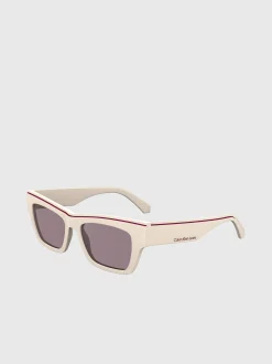 Calvin Klein Modifizierte rechteckige Sonnenbrille CKJ24602S^Damen Sonnenbrillen|Sonnenbrillen