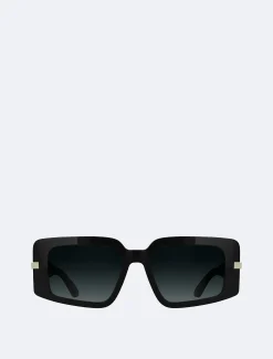 Calvin Klein Modifizierte rechteckige Sonnenbrille CK25533S^Damen Sonnenbrillen