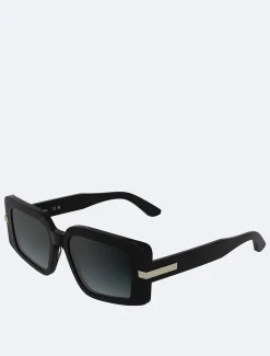 Calvin Klein Modifizierte rechteckige Sonnenbrille CK25533S^Damen Sonnenbrillen