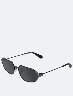 Calvin Klein Modifizierte rechteckige Sonnenbrille CKJ26200S^Damen Sonnenbrillen|Sonnenbrillen