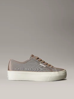 Calvin Klein Moiré Comfort Plateau-Sneakers^Damen SneakerFrisch Eingetroffen