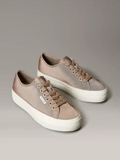 Calvin Klein Moiré Comfort Plateau-Sneakers^Damen SneakerFrisch Eingetroffen