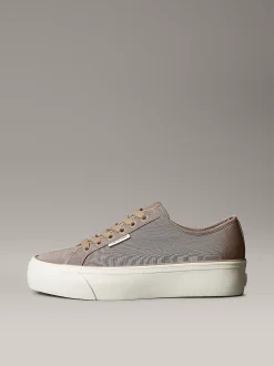 Calvin Klein Moiré Comfort Plateau-Sneakers^Damen SneakerFrisch Eingetroffen