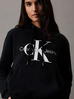 Calvin Klein Monogramm-Hoodie^Damen Sweatshirts & Hoodies