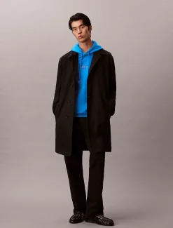 Calvin Klein Monogramm-Hoodie aus Baumwoll-Frottee^Herren Hoodies & Sweatshirts