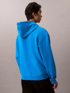 Calvin Klein Monogramm-Hoodie aus Baumwoll-Frottee^Herren Hoodies & Sweatshirts